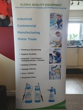 Gloria Pressure Spayer Pop Up Display  Showroom Or Exhibition Advertising Banner