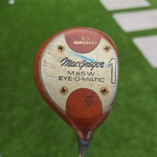 MacGregor Eye-O-Matic PERSIMMON M65W Driver RH True Temper Dynamic Stiff Steel 