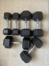 Eleiko Dumbbells Set – 8kg, 12kg & 15kg – Premium Gym Weights