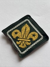 Vintage Scout Badge. Nylon Backed Membership. 