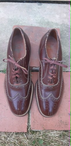 1940s brogue vintage shoes