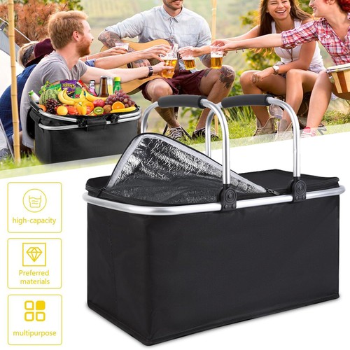Large insulated picnic - picnic, basket