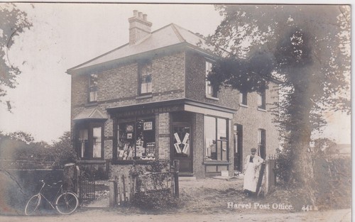 Postcard 1905 harvel post - postcard,
