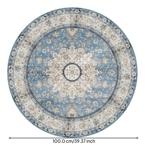 Round mat vintage moroccan - round,