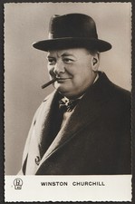 SIR WINSTON CHURCHILL portrait