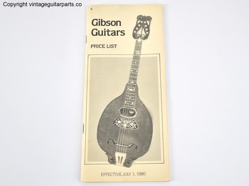 1980 gibson guitar and - 1980,