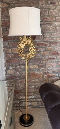Tall floor lamp - gold, brass