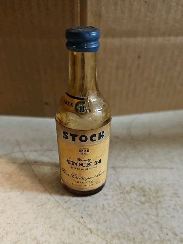 Vintage stock brandy empty - stock,