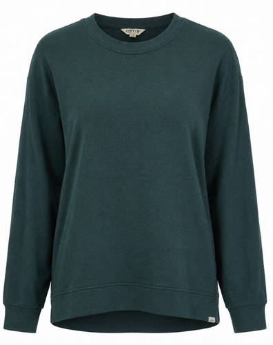 Orvis sweatshirt womens teal - sweatshirt, l