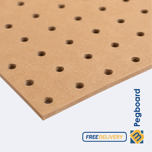 Pegboard perforated hardboard - perforated,