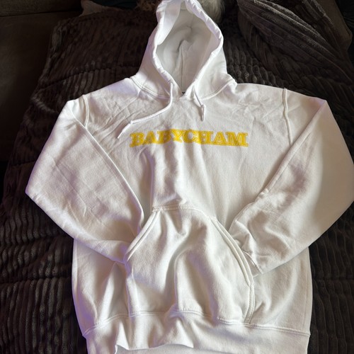Babycham hoodie white - hoodie, with
