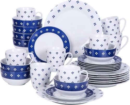 32pcs dinner set round - dinner,