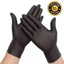 Nitrile Black Gloves