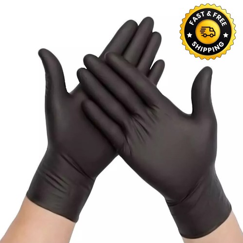 Nitrile black gloves - nitrile,