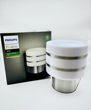 Philips Hue Tuar White LED Smart Outdoor Wall Light, Works with Alexa, Google