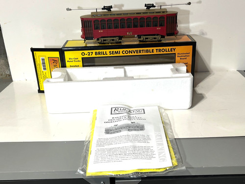 Mth rail king 2512 brill - rail,