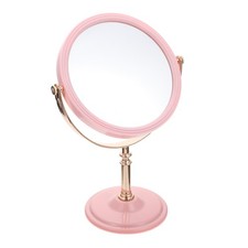  Vanity Mirror Dresser Vintage Circle Tabletop Travel Double-sided
