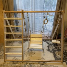 Wooden indoor climbing - wooden,