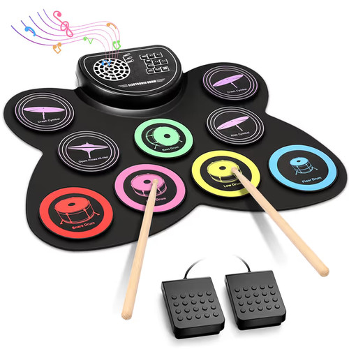 Anpro electric drum set - set,, 9