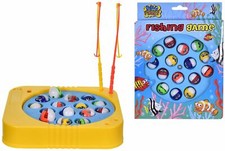 Rotating Magnetic Crazy Fish Fishing Game Kids Educational Toys