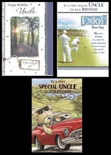 UNCLE QUALITY BIRTHDAY CARD choice of Design