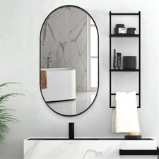 Large Oval Wall Mounted Mirror