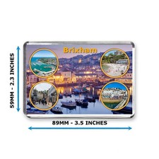 Brixham - Jumbo Fridge Magnet