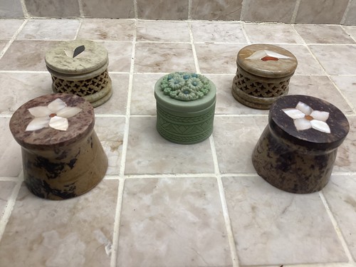 Hand carved soapstone - hand-carved, trinket