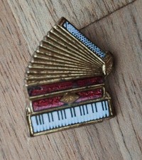 Vintage accordion metal - accordion,