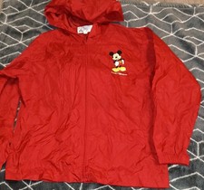Disneyland Hong Kong Exclusive Kids Poncho Rain Jacket Size Large Age 8-12 Years