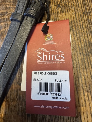 Shires blenheim bridle - blenheim, cheeks