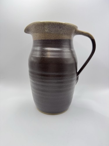 Vintage stoneware jug pitcher - stoneware,