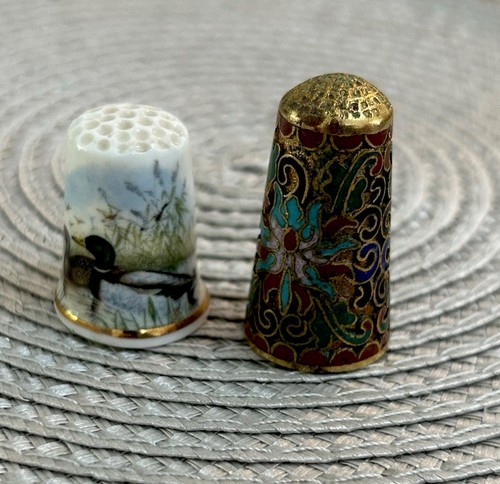 Vintage thimbles 1 x - thimbles,