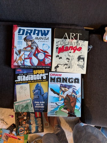 Set art books draw manga - books,