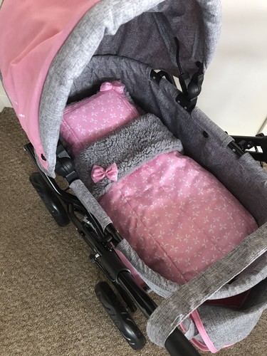 Dolls pram bedding set - pram,