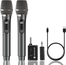 Microphone Wireless, Dual