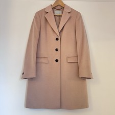 Jigsaw Pink Wool City Coat 12