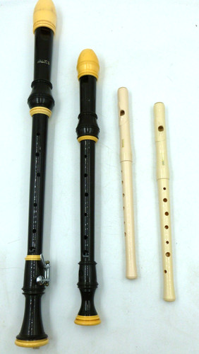 Aulos tenor alto recorders - &,