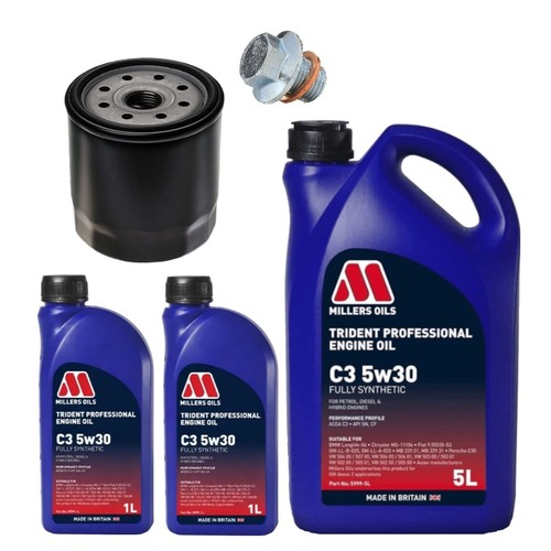 5w30 oil change service kit - 7l,