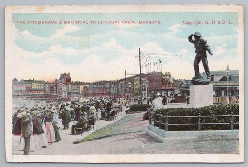 Postcard margate promenade - margate,