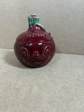 Sylvac Face Pot Beetroot