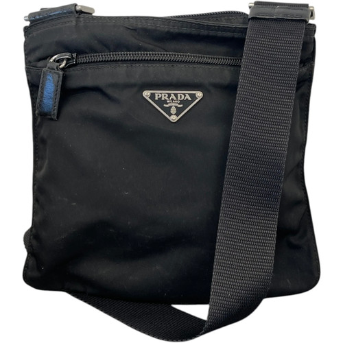 Prada men nylon plaque - men's, re-nylon
