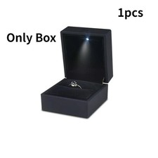 Black LED Light Ring Box