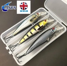 3 pcs + Box Minnow Vobler