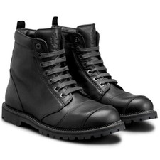 Belstaff Resolve Short Waterproof Ankle Motorcycle Boots - Black