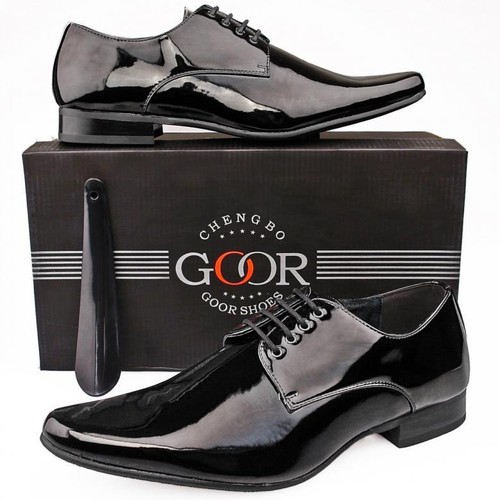 Patent leather wedding shoes - leather,
