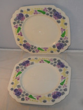 2 Rare Art Deco Devon Flowers