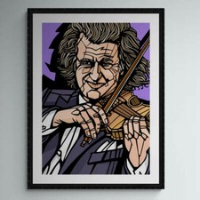 André Rieu art print, archival quality, Classical music, Violin, Andre Rieu