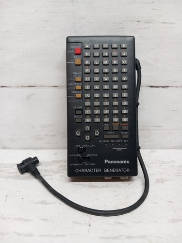 Panasonic character generator - character,