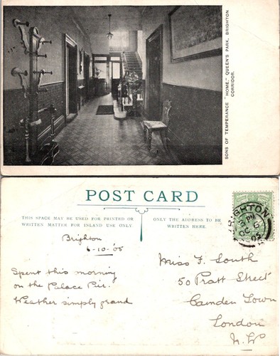 Postcard sons temperance - postcard, of